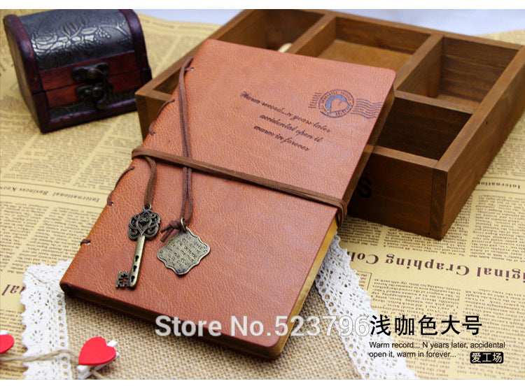 Vintage Retro Leather Notebook