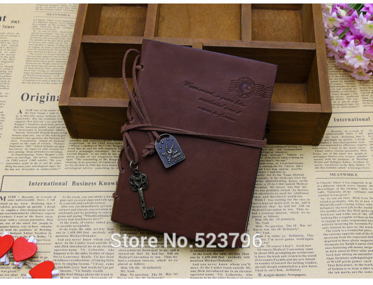 Vintage Retro Leather Notebook