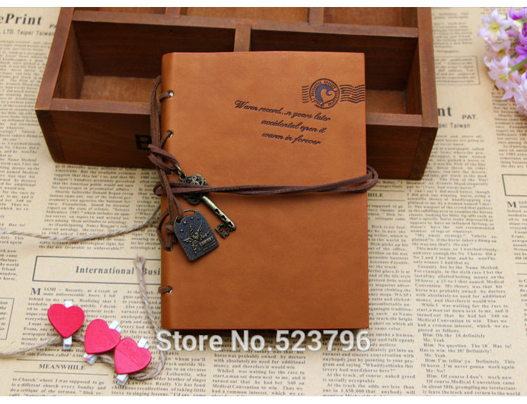 Vintage Retro Leather Notebook