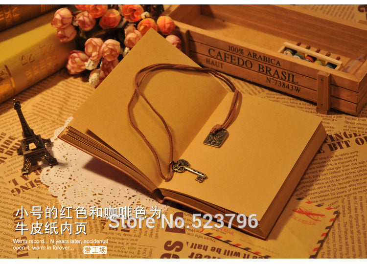 Vintage Retro Leather Notebook