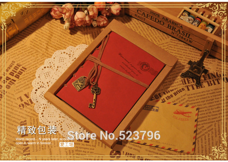 Vintage Retro Leather Notebook