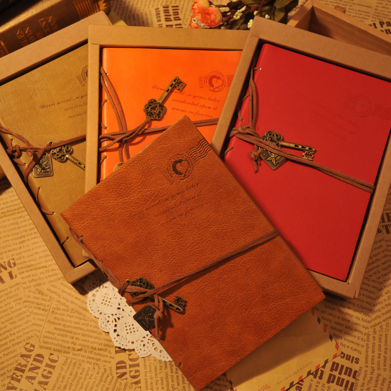 Vintage Retro Leather Notebook