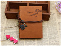 Vintage Retro Leather Notebook